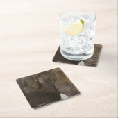 Dessous-de-verre Carré En Papier -Fin d'éléphant (En situation)