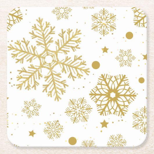 Dessous-de-verre Carré En Papier Flèche dorée (Devant)