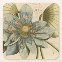 Fleur de Lotus bleu sur l'arrière - plan bronzage