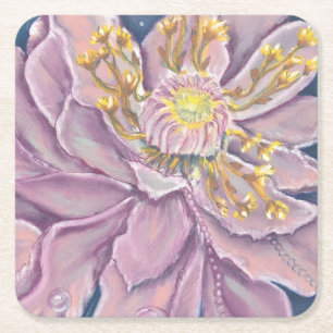 Dessous-de-verre Carré En Papier Fleur surnaturelle