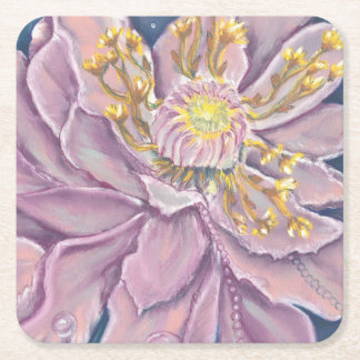 Dessous-de-verre Carré En Papier Fleur surnaturelle
