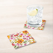 Fleurs aquarelles personnalisées Enfin le Printemp