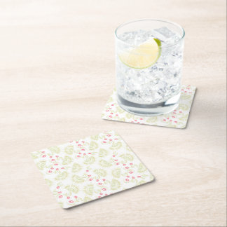 Dessous-de-verre Carré En Papier Fleurs cactus