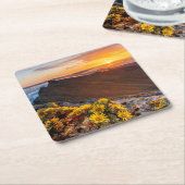 Dessous-de-verre Carré En Papier Fleurs | Îles Canaries, Espagne (Incliné)