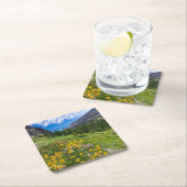 Dessous-de-verre Carré En Papier Fleurs | Montana Flower Path (En situation)
