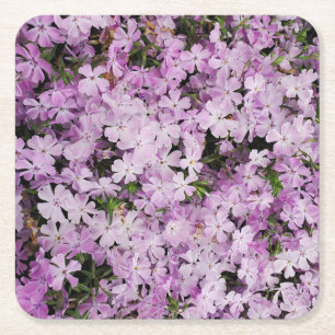 Dessous-de-verre Carré En Papier Fleurs roses