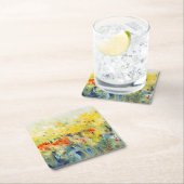 Dessous-de-verre Carré En Papier Flore Sway II (En situation)