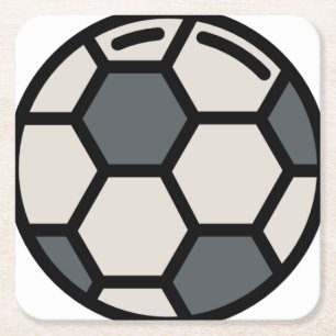Dessous-de-verre Carré En Papier football