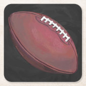 Dessous-de-verre Carré En Papier Football (Devant)