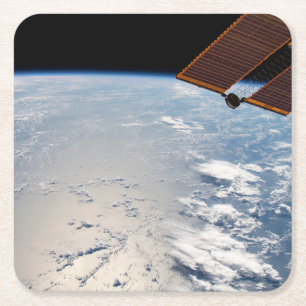 Dessous-de-verre Carré En Papier Formations Nuageuses Autour Du Soleil Au Large Du 