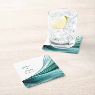 Dessous-de-verre Carré En Papier Fournitures de table moderne-Emerald Green-