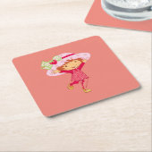 Dessous-de-verre Carré En Papier Fraise (Incliné)