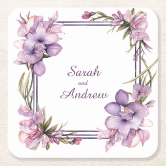 Dessous-de-verre Carré En Papier Framing Lilah Flower (No date) : Dessous de verre