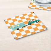 Dessous-de-verre Carré En Papier Frapper la route ouverte 1 (Incliné)