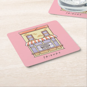 Dessous-de-verre Carré En Papier FRIENDS™ Central Perk Café Dessin Animé