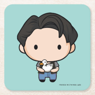 Dessous-de-verre Carré En Papier FRIENDS™ Joey Chibi