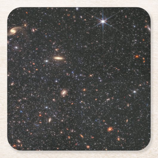 Dessous-de-verre Carré En Papier Galaxie naine WLM | NIRCam | JWST (Devant)