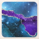 Dessous-de-verre Carré En Papier Galaxy Agate Series Design 16 (Devant)