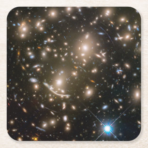 Dessous-de-verre Carré En Papier Galaxy Cluster Abell 370