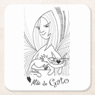 Dessous-de-verre Carré En Papier Gato