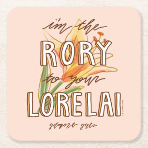 Dessous-de-verre Carré En Papier Gilmore Girls  Je suis Rory To Your Lorelai