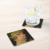 Dessous-de-verre Carré En Papier Giuseppe Arcimboldo - Été (En situation)