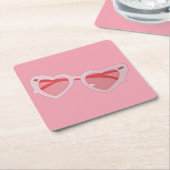 Dessous-de-verre Carré En Papier Glasses (Incliné)