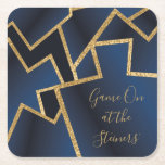 Dessous-de-verre Carré En Papier Gold Blue Dreidels<br><div class="desc">"Gold and Blue Dreidels, Carré Paper Dessous de verre" est prêt à vous aider à démarrer votre fête! Personnalisez en supprimant et en ajoutant du texte partout sur le dessous de verre. Choisissez votre style de police, votre couleur et votre taille préférés. Merci de vous être arrêté et de faire...</div>