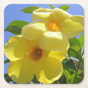 Dessous-de-verre Carré En Papier Golden Trumpet