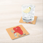 Dessous-de-verre Carré En Papier Gossamer Holding BUGS BUNNY™ (En situation)