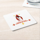 Dessous-de-verre Carré En Papier Goût du Sud (Incliné)