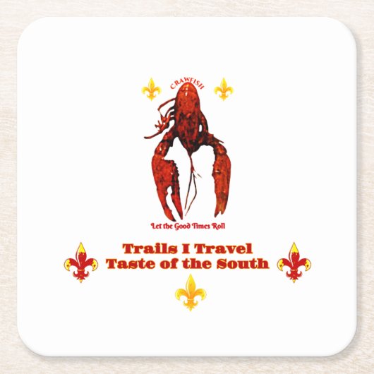 Dessous-de-verre Carré En Papier Goût du Sud (Devant)