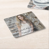 Dessous-de-verre Carré En Papier Graduation (Incliné)