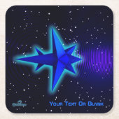 Dessous-de-verre Carré En Papier Gravité Drive Spacecraft (Devant)