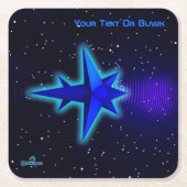 Dessous-de-verre Carré En Papier Gravité Drive Spacecraft (Devant)