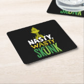 Dessous-de-verre Carré En Papier Grille | Nasty Wasty Skunk (Incliné)