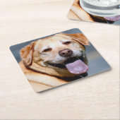 Dessous-de-verre Carré En Papier Grin (Incliné)