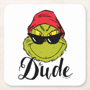 Dessous-de-verre Carré En Papier Grinch   Le Mec