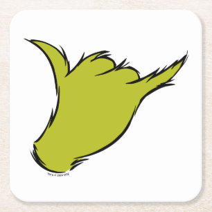 Dessous-de-verre Carré En Papier Grinch T-Shirt Machine Méchante