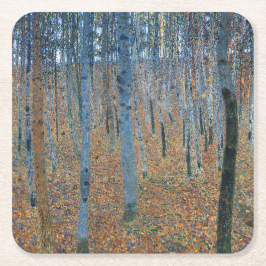 Dessous-de-verre Carré En Papier Gustav Klimt Beech (Devant)