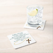 Dessous-de-verre Carré En Papier Hail Mary (En situation)