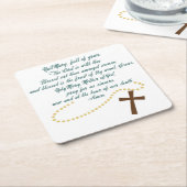 Dessous-de-verre Carré En Papier Hail Mary (Incliné)