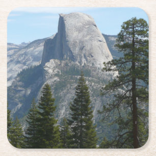 Dessous-de-verre Carré En Papier Half Dome depuis Panorama Trail I