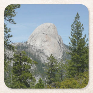 Dessous-de-verre Carré En Papier Half Dome depuis Panorama Trail II