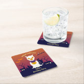 Dessous-de-verre Carré En Papier Halloween Costume fille fête d'anniversaire (En situation)