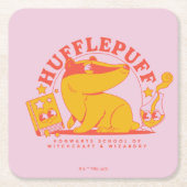 Dessous-de-verre Carré En Papier HARRY POTTER™ | Cute HUFFLEPUFF™ (Devant)