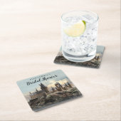 Dessous-de-verre Carré En Papier Harry Potter | Hogwarts Castle Fête des mariées (En situation)