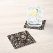 Dessous-de-verre Carré En Papier Haunted Harmonics – Gothic Victorian  (En situation)