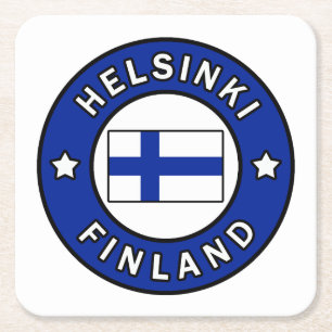 Dessous-de-verre Carré En Papier Helsinki Finlande