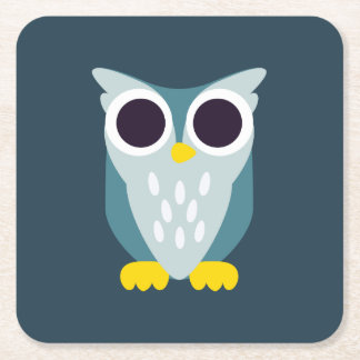 Dessous-de-verre Carré En Papier Henry le hibou
